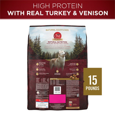 Purina ONE True Instinct Turkey And Venison Dry Dog Food - 15 Lb - Image 2