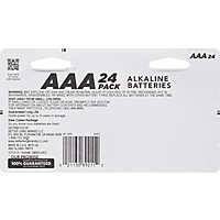 Signature SELECT Batteries Alkaline AAA Guaranteed Long Lasting - 24 Count - Image 4