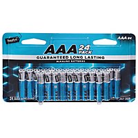 Signature SELECT Batteries Alkaline AAA Guaranteed Long Lasting - 24 Count - Image 2