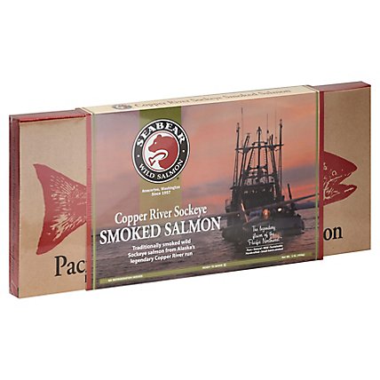SeaBear Smoked Salmon Copper River Sockeye - 16 Oz - Image 1