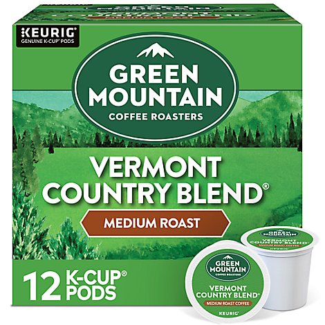 Green Mountain Coffee Roasters Coffee K Cup Pods Vermont Country Blend - 12-0.31 Oz