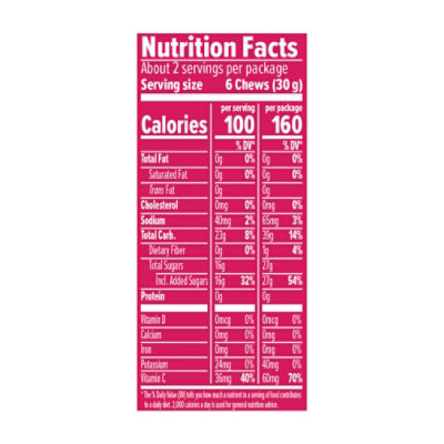 Honey Stinger Org Energy Chews Smoothie - 1.8 Oz - Image 4