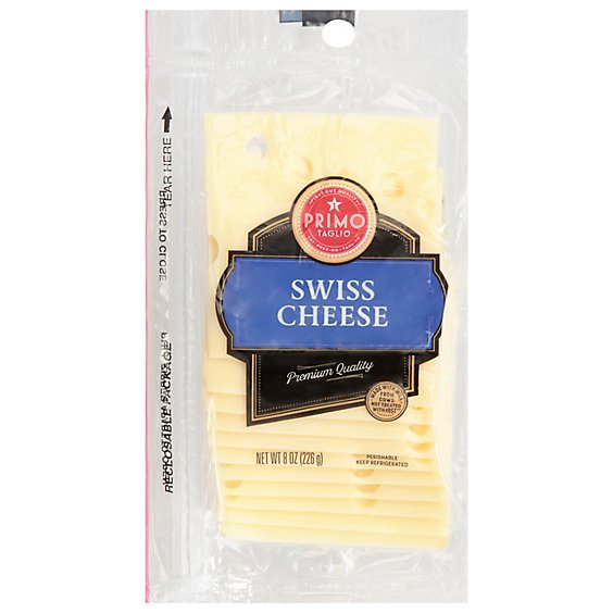 Primo Taglio Classics Cheese Swiss Sliced - 8 Oz