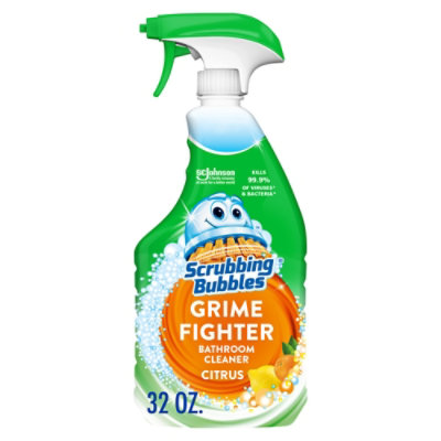 Scrubbing Bubbles Bathroom Grime Fighter Citrus Disinfectant Trigger Bottle - 32 Fl. Oz. - Image 2