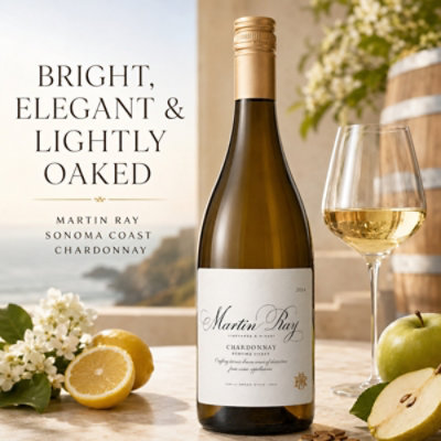 Martin Ray Chardonnay Wine - 750 Ml - Image 6