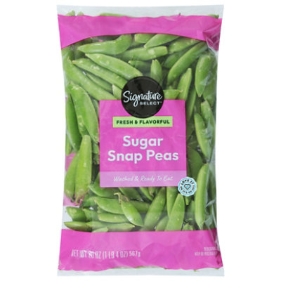 Signature  SELECT/FARMS Peas Sugar Snap Stringless - 20 Oz
