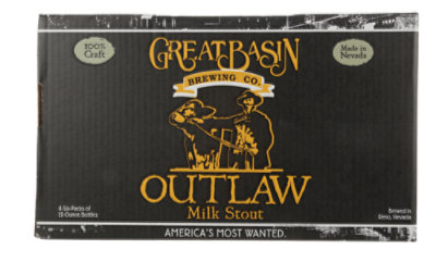 Great Basin Outlaw Milk Stout In Bottles - 6-12 Fl. Oz. - Image 1