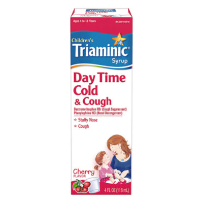 Triaminic Syrup Childrens Cold And Cough Day Time - 4 Fl. Oz. - Image 3