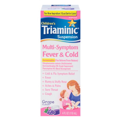 Triaminic Multi Symptom Fever And Cold Pain Reliever - 4 Fl. Oz. - Image 1