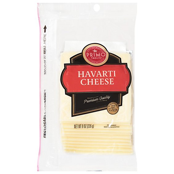 Primo Taglio Cheese Havarti Sliced - 8 Oz