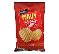 Signature SELECT Potato Chips Wavy Classic - 8 Oz