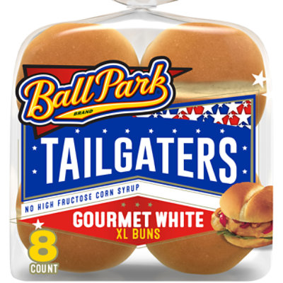 Ball Park Tailgaters White XL Sandwich Buns - 21 Oz - Image 1