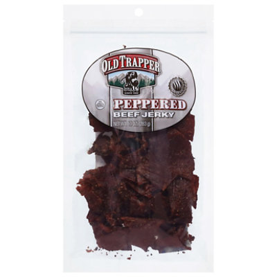 Old Trapper Beef Jerky Peppered - 10 Oz - Image 3