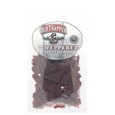 Old Trapper Beef Jerky Peppered - 10 Oz