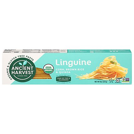 Ancient Harvest Supergrain Pasta Organic Gluten Free Quinoa Linguine Box - 8 Oz - Image 2