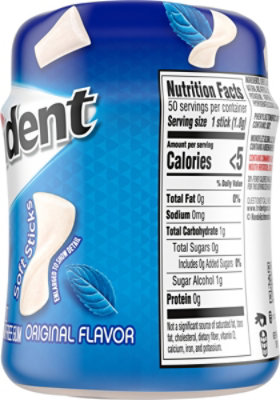 Trident Gum Sugarfree with Xylitol Original Flavor Unwrapped - 50 Count - Image 6