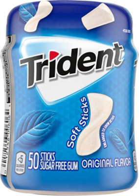 Trident Gum Sugarfree with Xylitol Original Flavor Unwrapped - 50 Count - Image 2