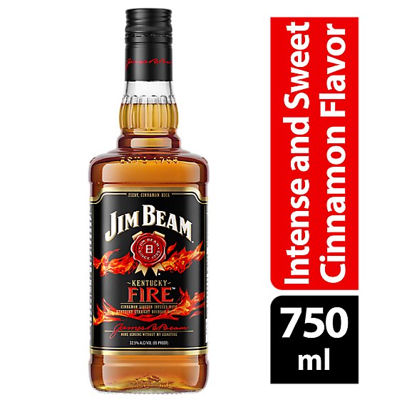 Jim Beam Kentucky Fire Kentucky Straight Bourbon Whiskey 70 Proof - 750 Ml
