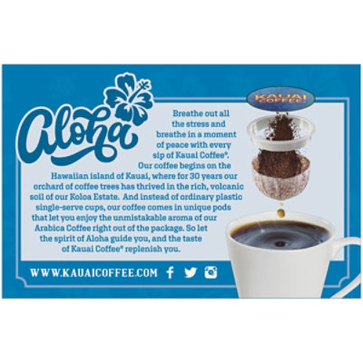 Kauai Coffee Coffee Arabica K-Cups Mild Roast Island Sunrise - 12-0.33 Oz -  albertsons