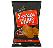 Signature SELECT Potato Chips BBQ Flavor - 7.75 Oz