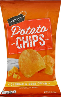 Signature SELECT Potato Chips Cheddar & Sour Cream - 7.75 Oz - Image 2