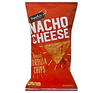 Signature SELECT Tortilla Chips Nacho Cheese - 9 Oz