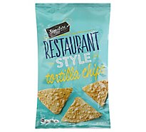 Signature SELECT Tortilla Chips Restaurant Style - 10.5 Oz