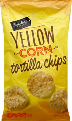 Signature SELECT Tortilla Chips Yellow Corn Bag - 10.5 Oz - Image 2