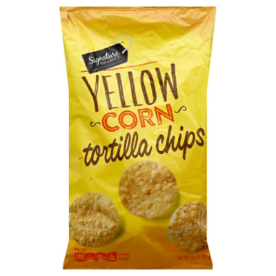 Signature SELECT Tortilla Chips Yellow Corn Bag - 10.5 Oz