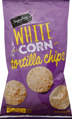 Signature SELECT Tortilla Chips White Corn - 10.5 Oz - Image 2