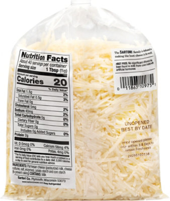 Sartori Parmesan Shredded Bag - 7 Oz - Image 6