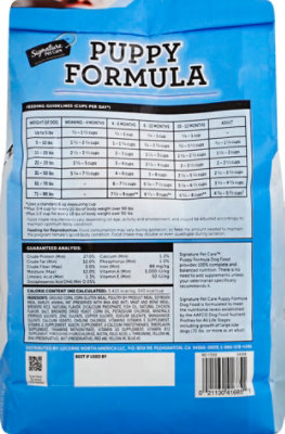 Signature Pet Care Dog Food Puppy Formula Bag - 3.5 Lb - Image 3
