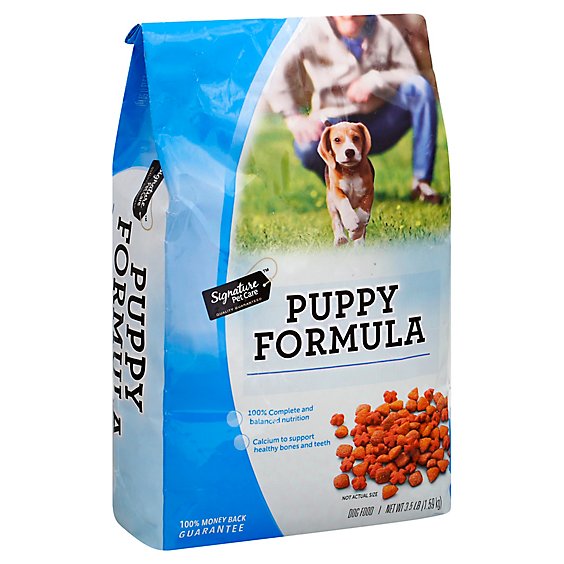 Signature Pet Care Dog Food Puppy Formula Bag - 3.5 Lb