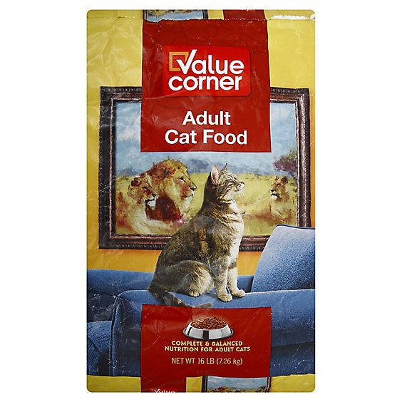 Value Corner Cat Food Adult - 16 Lb