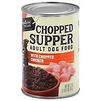 Signature Pet Care Dog Food Chopped Supper Adult Chunky Chicken Dinner Can - 22 Oz - Image 1