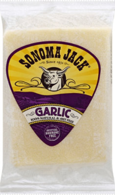 Sonoma Jack Garlic Cheese Wedge - 5.3 Oz - Image 2