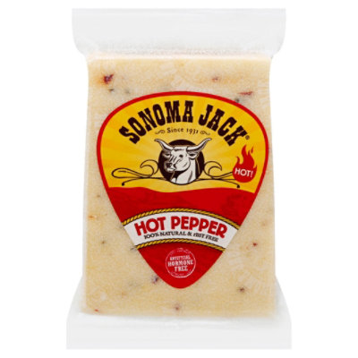Sonoma Jack Hot Pepper Cheese Wedge - 5.3 - Image 1