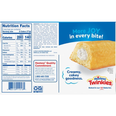 Hostess Twinkies Snack Cakes Golden Sponge Cake with Banana Artificially Flavored Filling - 10 - 13.58 Oz - Image 7