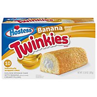 Hostess Twinkies Sponge Cake with Creamy Filling Banana Creamy  - 13.58 Oz - Image 1