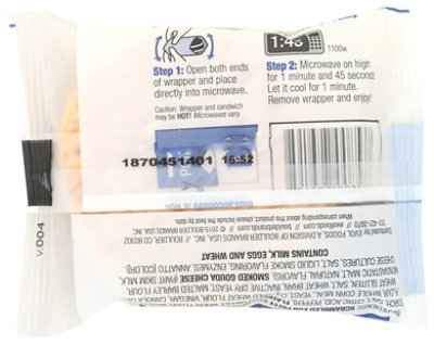 Evol Breakfast Sandwich Egg & Smoked Gouda - 3.4 Oz - Image 2