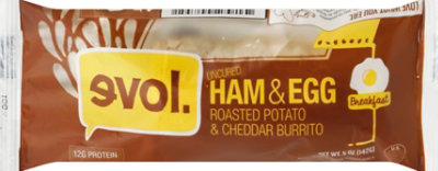 Evol Burrito Uncured Ham & Egg - 5 Oz - Image 2