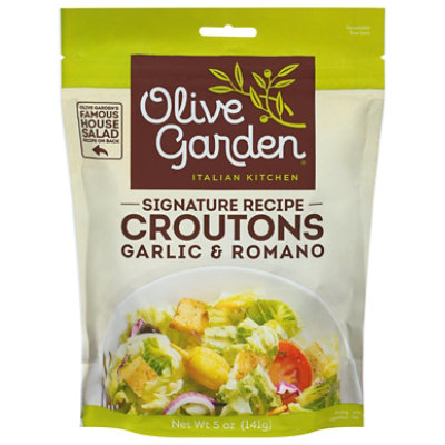 Olive Garden Signature Recipe Croutons Seasoned Garlic & Romano - 5 Oz - Image 3