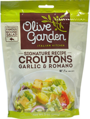 Olive Garden Signature Recipe Croutons Seasoned Garlic & Romano - 5 Oz - Image 2