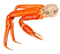 Seafood Counter Jumbo Snow Crab Clusters Service Case - 1.50 LB