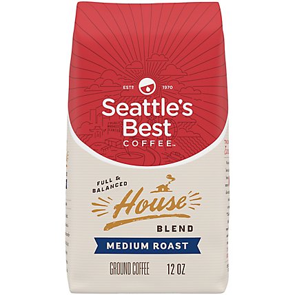 Seattles Best Coffee Ground Coffee House Blend Born In Seattle - 12 Oz - Image 2