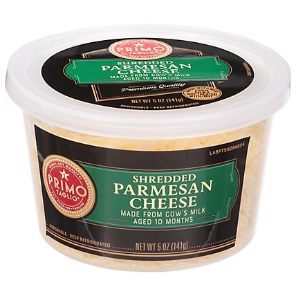 Primo Taglio Shredded Parmesan Cheese - 5 Oz. - Image 1
