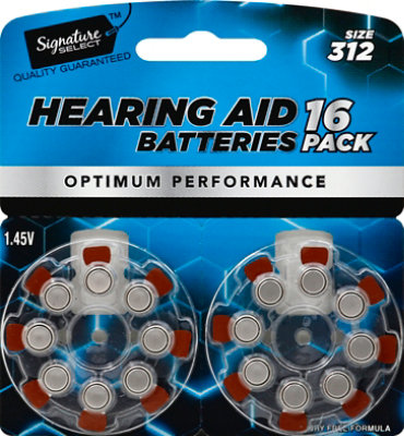 Signature SELECT Batteries Hearing Aid Optimum Performance Size 312 1.45V - 16 Count - Image 2