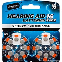 Signature SELECT Batteries Hearing Aid Optimum Performance Size 13 1.45V - 16 Count - Image 2