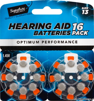 Signature SELECT Batteries Hearing Aid Optimum Performance Size 13 1.45V - 16 Count - Image 2