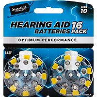 Signature SELECT Batteries Hearing Aid Optimum Performance Size 10 1.45V - 16 Count - Image 2